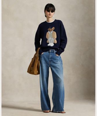 Polo ベア ウールカシミヤブレンド セーター