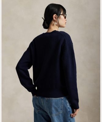 Polo ベア ウールカシミヤブレンド セーター