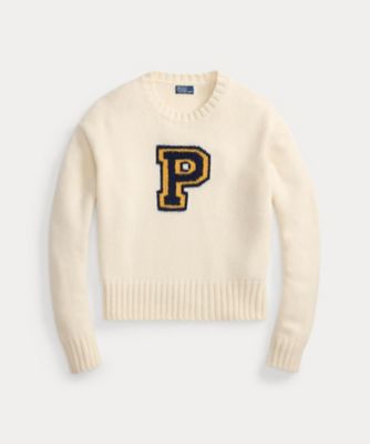 ＜POLO RALPH LAUREN WOMENS (Women)＞Ｐロゴ　ウールブレンド　クルーネック　セーター　ＷＭＰＯＳＷＥＮＣ０２１２９５