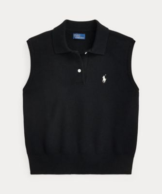 ＜POLO RALPH LAUREN WOMENS (Women)＞コットン　クロップド　スリーブレス　ポロ　セーター　ＷＭＰＯＳＷＥＮＣ０２１２９７