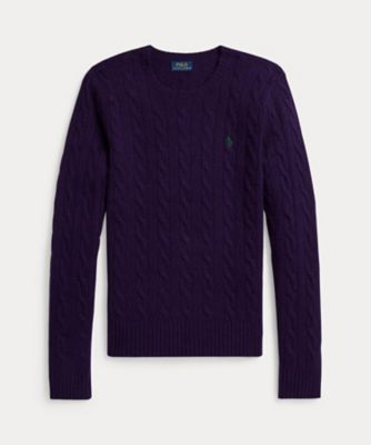 ＜POLO RALPH LAUREN WOMENS (Women)＞ケーブル　ウールカシミヤ　クルーネック　セーター　ＷＭＰＯＳＷＥＮＣ０２１３０６