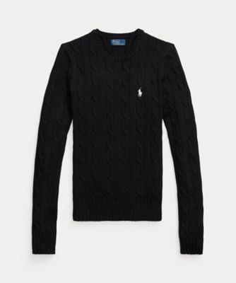 ＜POLO RALPH LAUREN WOMENS (Women)＞ケーブルニット　コットン　クルーネック　セーター　ＷＭＰＯＳＷＥＮＣ０２１３２４