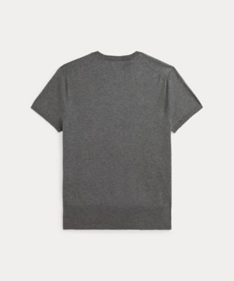 RALPH LAUREN ラルフローレン ショートスリーブ クルーネック セータ ショートスリーブ クルーネック セーター（ニット/セーター
