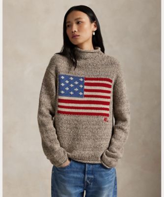 フラッグ ウールブレンド タートルネック セーター