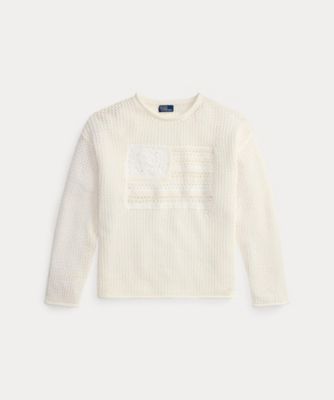 ＜POLO RALPH LAUREN WOMENS (Women)＞トーナル　フラッグ　ポインテール　セーター　ＷＭＰＯＳＷＥＮＣ０２１６０２