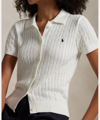 POLO RALPH LAUREN - Polo Ralph Lauren カーディガン ホワイト