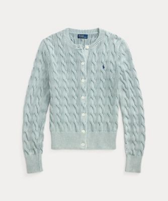 ＜POLO RALPH LAUREN WOMENS (Women)＞ケーブルニット　コットン　カーディガン　ＷＭＰＯＳＷＥＮＤＷ２０３８５