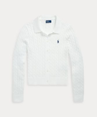 ＜POLO RALPH LAUREN WOMENS (Women)＞ケーブルニット　コットン　カーディガン　ＷＭＰＯＳＷＥＮＤＷ２０３９９