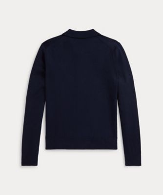 ポロカラー ボタンド カーディガン WMPOSWENDW20522