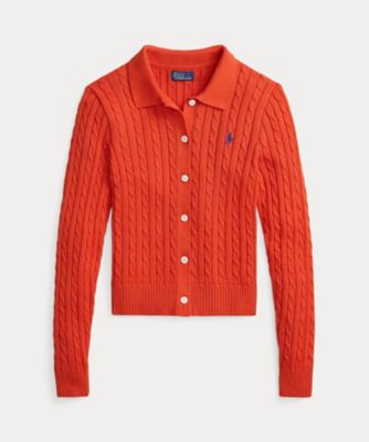 ＜POLO RALPH LAUREN WOMENS (Women)＞ケーブルニット　コットン　カーディガン　ＷＭＰＯＳＷＥＮＤＷ２０５３７