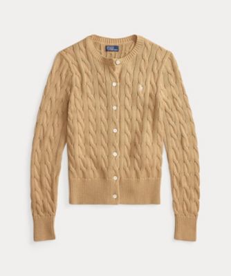 ＜POLO RALPH LAUREN WOMENS (Women)＞ケーブルニット　コットン　クルーネック　カーディガン　ＷＭＰＯＳＷＥＮＤＷ２０５４７