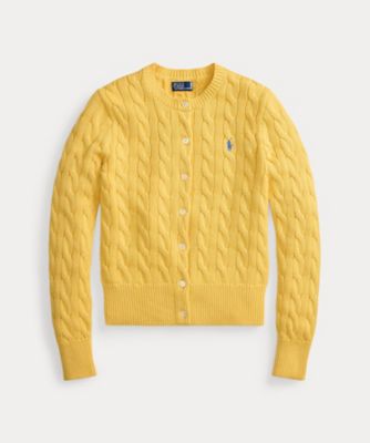 ＜POLO RALPH LAUREN WOMENS (Women)＞ケーブルニット　コットン　クルーネック　カーディガン　ＷＭＰＯＳＷＥＮＤＷ２０５８４