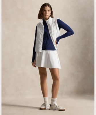 ハイブリッド キルテッドパネル スリーブレス ジップ ベスト | POLO