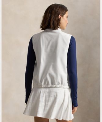 ハイブリッド キルテッドパネル スリーブレス ジップ ベスト | POLO