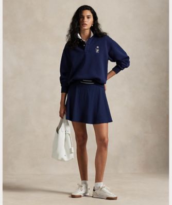 RLX ralph lauren Polo ベア ロングスリーブ ポロシャツ Polo ベア フリース ロングスリーブ ポロシャツ | POLO GOLF