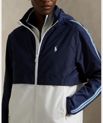 【新品、本物、当店在庫だから安心】 ツートーン GOLF｜RLX POLO | ウィンドブレーカー フーデッド メンズウェア