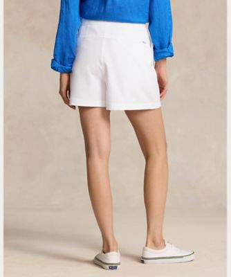 ４ウェイストレッチ　プリーテッド　ショートパンツ