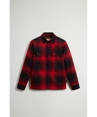 アラスカン　ウール　オーバーシャツ／ＡＬＡＳＫＡＮ　ＷＯＯＬ　ＣＨＥＣＫ　ＯＶＥＲＳＨＩＲＴ　ＷＯＯＳ０１５９