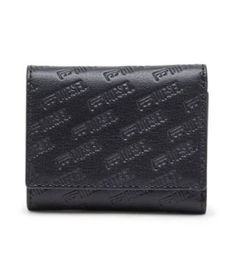 スマイソン　三つ折り財布　ブラック 3つ折り財布 PANAMA SMALL TRIFOLD PURSE