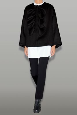 ボリュームラッフルオーバーサイズショートコート YCC―325