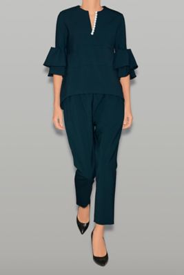 ハイウエストギャザーパンツ YCP－923－161 | YOKO CHAN