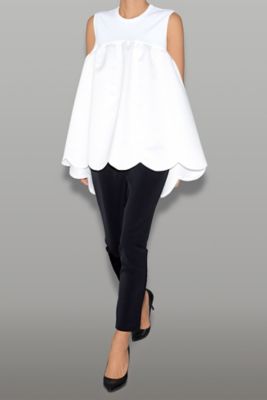 ノースリーブヘムスカラップカットソー YCT－225－060