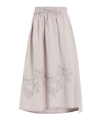 ＜Y’s (Women)＞ＣＯＴＴＯＮ　ＢＲＯＡＤ　ＢＡＬＬＥＲ　ＬＡＣＥ　ＳＫＩＲＴ　ＹＤーＳ１９ー０２５