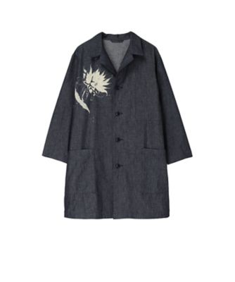 ＜Y’s (Women)＞Ｄｅｎｉｍ　Ｃａｃｔｕｓ　Ｆｌｏｒａｌ　ＤｉｓｃｈａｒｇｅーＰｒｉｎｔ　Ｂｅａｄｅｄ　Ｊａｃｋｅｔ　ＹＧーＪ１４ー０１２