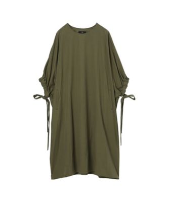 ＜Y’s (Women)＞伊勢丹新宿店限定色　ＣＯＴＴＯＮ　ＢＲＯＡＤ　ＳＬＥＥＶＥ　ＲＯＵＮＤＮＥＣＫ　ＤＲＥＳＳ　ＹＫーＤ１５ー０１４ー３ー０１