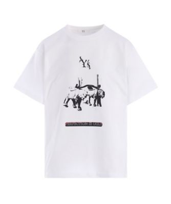 ＜Y’s (Women)＞ＣＯＴＴＯＮ　ＪＥＲＳＥＹ　ＴＩＧＥＲ　ＰＲＩＮＴ　ＴＥＥ　ＹＫーＴ５２ー５６３ー２ー０３