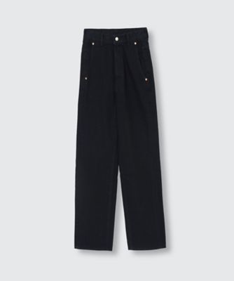 Denim Wide Straight Pants