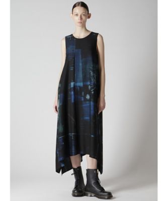 ＣＵＰＲＯ　ＢＬＵＲＲＹ　ＦＬＯＷＥＲ　ＰＲＩＮＴ　ＢＥＬＴ　ＴＥＮＴ　ＤＲＥＳＳ　ＹＭーＤ１８ー２２９