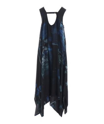 ＣＵＰＲＯ　ＢＬＵＲＲＹ　ＦＬＯＷＥＲ　ＰＲＩＮＴ　ＢＥＬＴ　ＴＥＮＴ　ＤＲＥＳＳ　ＹＭーＤ１８ー２２９
