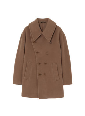 ＜Y’s (Women)＞ＷＯＯＬ　ＤＯＵＢＬＥ　ＭＯＳＳＥＲ　ＳＨＯＲＴ　ＣＯＡＴ　ＹＯ－Ｃ１４－１１５