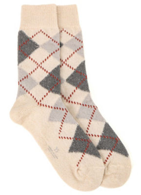 ＜Y’s (Women)＞ＡＲＧＹＬＥ　ＪＱ　ＳＯＣＫＳ　ＹＯ－Ｍ０１－８９２