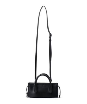 ＜Y’s (Women)＞ＳＥＭＩーＧＬＯＳＳ　ＬＥＡＴＨＥＲ　ＣＨＯＰＰＥＤ　ＳＱＵＡＲＥ　ＭＩＮＩ　ＢＡＧ　ＹＰーＡ０４ー７１７
