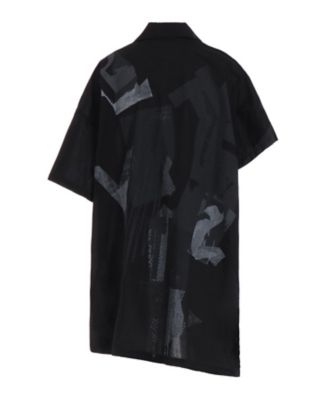 Ｙ’Ｓ　ＣＯＬＬＡＧＥ　ＰＲＩＮＴ　ＡＳＹＭＭＥＴＥＲＩＣ　ＯＰＥＮ　ＣＯＬＬＡＲ　ＢＬＯＵＳＥ　ＹＰーＢ１８ー０２７