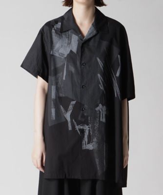 Ｙ’Ｓ　ＣＯＬＬＡＧＥ　ＰＲＩＮＴ　ＡＳＹＭＭＥＴＥＲＩＣ　ＯＰＥＮ　ＣＯＬＬＡＲ　ＢＬＯＵＳＥ　ＹＰーＢ１８ー０２７