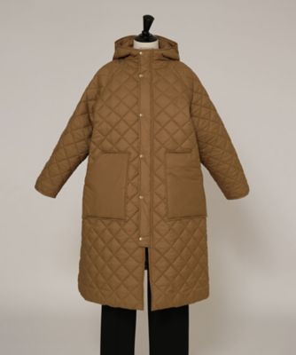 3【美品】NUE by as ヌエ　2way キルティングコート　フリル 受注商品】12月上旬以降お届け キルティングコート YR25ー