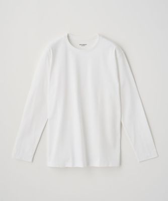 ＜JOHN SMEDLEY (Men)＞コットンクルーネックロングスリーブインナーシャツ　Ｌ０３５８０ＴＳ９２０