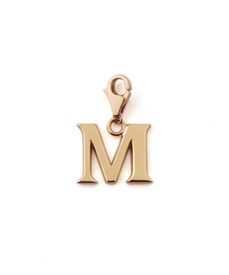 ＜SIENA ROSE（Women）＞イニシャルチャーム【Ｍ】