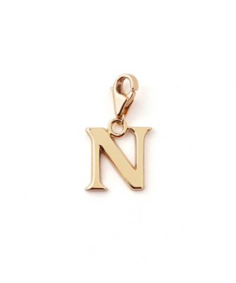 ＜SIENA ROSE（Women）＞イニシャルチャーム【Ｎ】