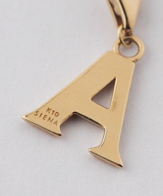 agete×jpearlのイニシャルチャーム K10パールチャーム《アガット35周年》｜ネックレスチャーム