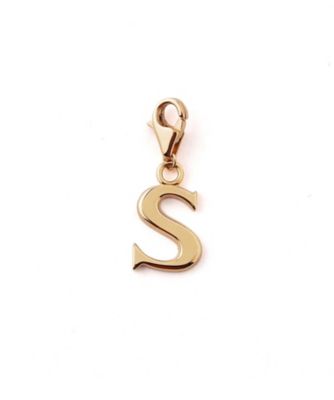 ＜SIENA ROSE（Women）＞イニシャルチャーム【Ｓ】