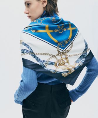 チェーン シルクスカーフ ZZ6VLA1309 | uncrave (Women