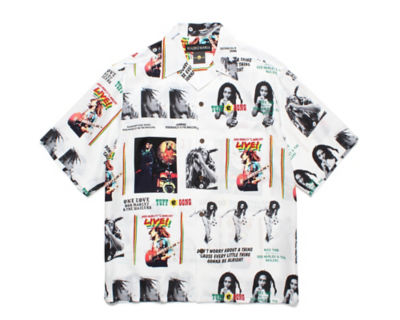 シャツ ＢＯＢＭＡＲＬＥＹ ／ ＨＡＷＡＩＩＡＮ ＳＨＩＲＴ Ｓ／Ｓ （ＴＹＰＥ－１） ＢＯＢＭＡＲＬＥＹ－ＷＭ－ＨＩ０９ | WACKO MARIA  (Men)/ワコマリア | 三越伊勢丹オンラインストア・通販【公式】