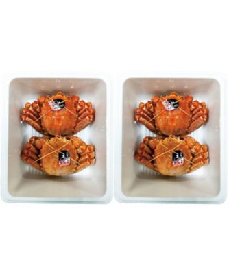 ４１０４４　２箱　北海道産　ボイル毛蟹