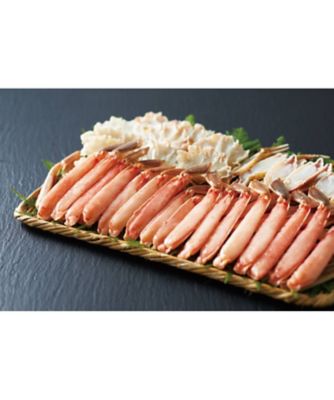 【SALE】144 25071 2箱 大型生ずわいがに半むき身鍋用詰合せ 計4kg 魚介類【三越伊勢丹/公式】