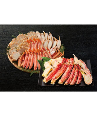 【SALE】264 25056 2箱 特大ボイルたらば & ボイルずわい半剥き身 計5kg 魚介類【三越伊勢丹/公式】