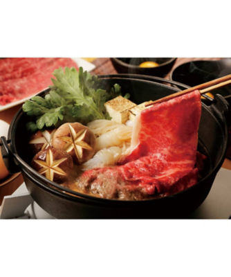 三越伊勢丹オンラインストア 25121 1箱 認定近江牛A4ランク以上すき焼き用(肩肉) 【三越伊勢丹/公式】